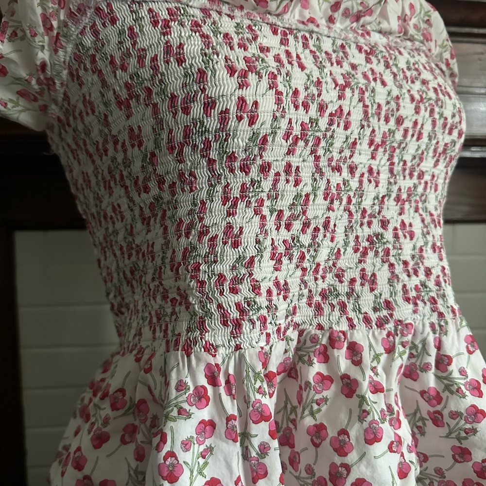 Pansies and picnic top